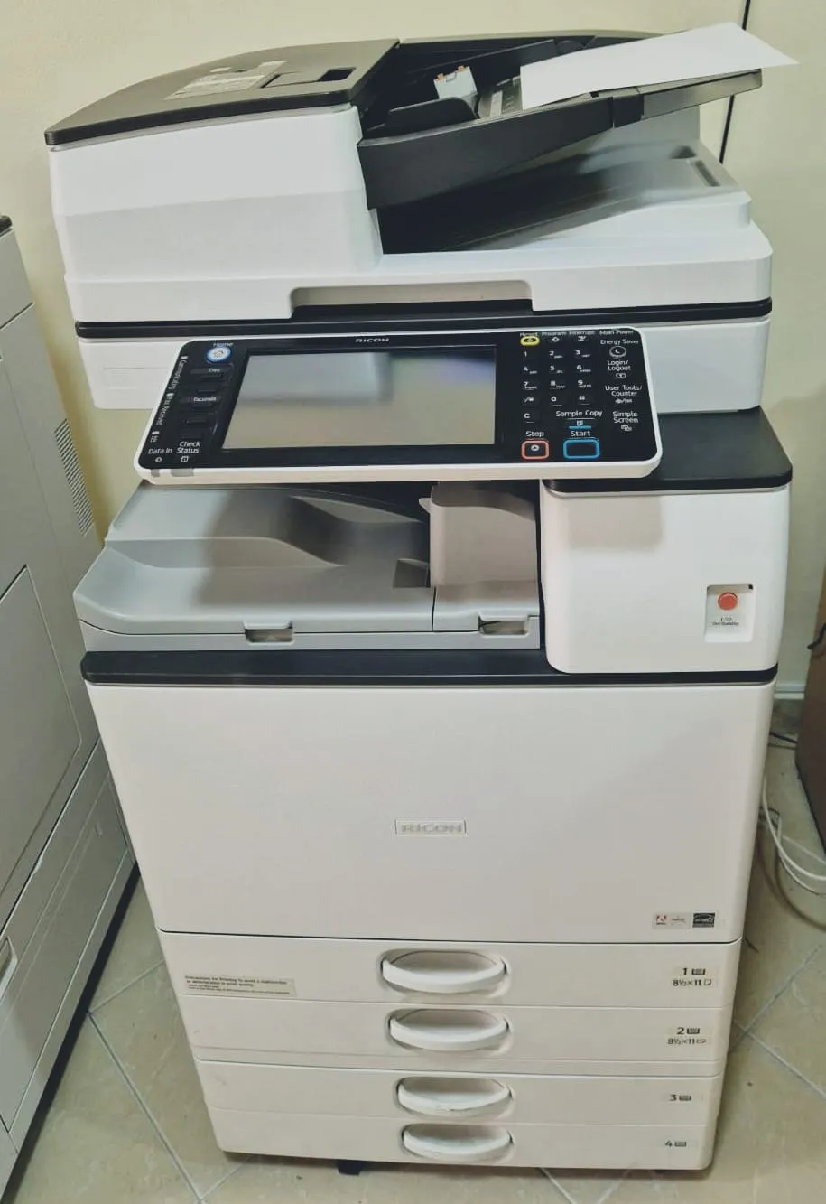Ricoh MP 5054 en el local