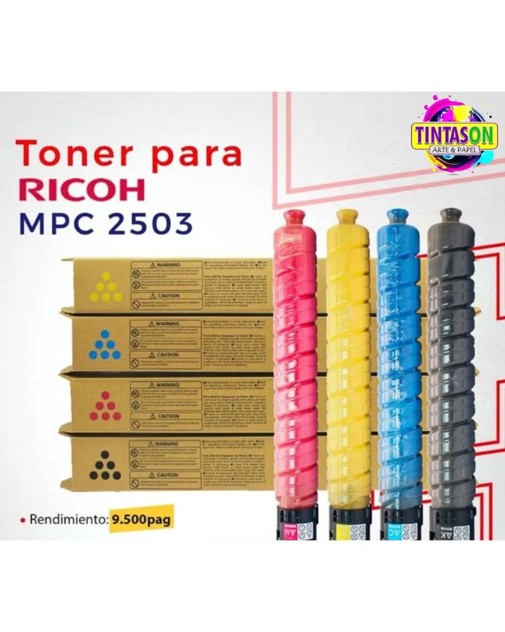 Tóner para Ricoh MP C2503